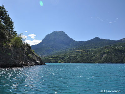 lac serre poncon mont morgon