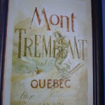 affiche ancienne Mont Tremblant